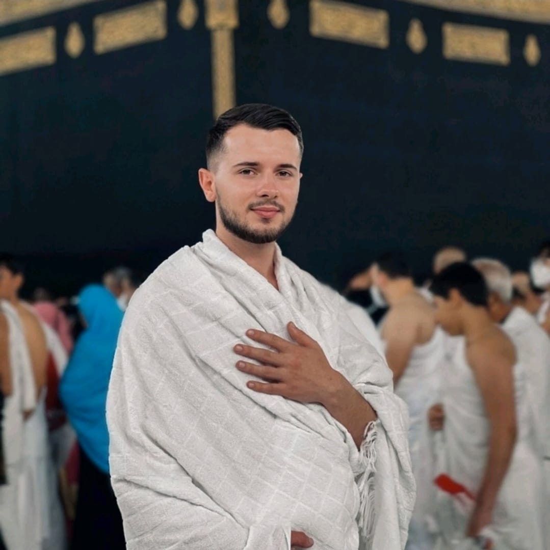 Bamboo-Cotton Ihram Set (2 Pieces) – Premium Quality for Hajj & Umrah - Hajj & Umrah Clothing For Men - Hajj & Umrah Gift For Him - Breathable Ihram - Antibacterial & Odor-Resistant Ihram Set